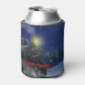 雪の中のクリスマストレイン 缶クーラー (缶正面)