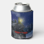 雪の中のクリスマストレイン 缶クーラー (缶裏面)