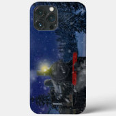 雪の中のクリスマストレイン Case-Mate iPhoneケース (裏面)