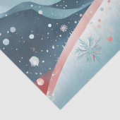 雪の中のクリスマスペンギン 薄葉紙 (詳細)