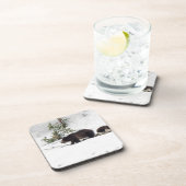 雪の中のグリズリー コースター (右側)