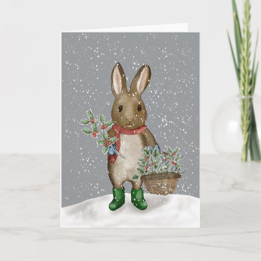 雪の中のグリーンの収集 シーズンカード (正面)