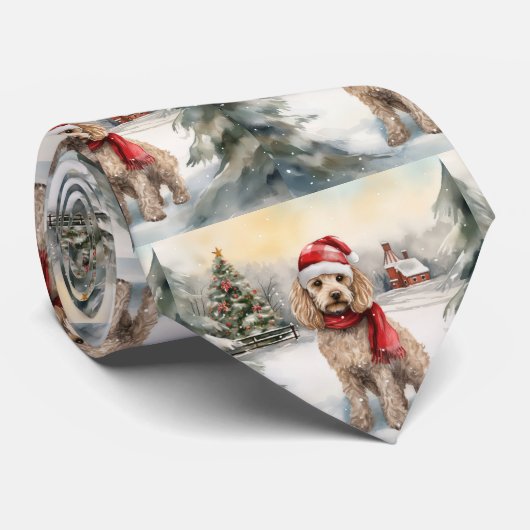 雪の中のコックポウ ネクタイ (ロール)