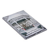 雪の中のコートハウスガゼボ ノートブック (右側)