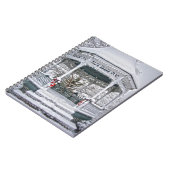 雪の中のコートハウスガゼボ ノートブック (左側)