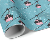 雪の中のゴンドラ ラッピングペーパー (ロールコーナー)