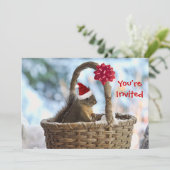 雪の中のサンタリス 招待状 (スタンド正面)