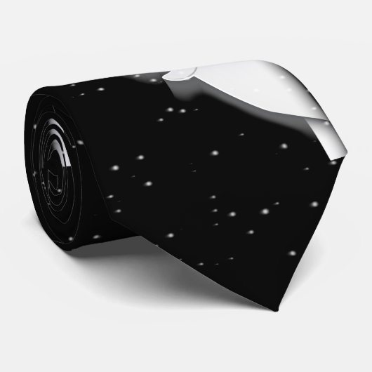 雪の中のサンタ ネクタイ (ロール)