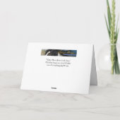 雪の中のジプシ走ー·ホース カード (裏面)