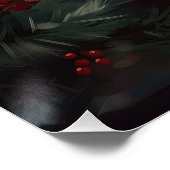 雪の中のスフィンクス犬 ポスター (コーナー)