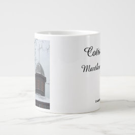 雪の中のタバナクルクロス – Martha's Vineyard ジャンボコーヒーマグカップ