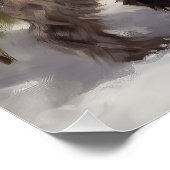 雪の中のチェサピーク犬 ポスター (コーナー)