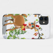 雪の中のトナカイ Case-Mate iPhoneケース (裏面(横))