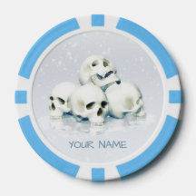 雪の中のドクロ。オーダーメイド
