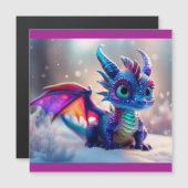 雪の中のドラゴン (正面/裏面)