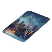 雪の中のニューヨークの例証 マグネット (左側)