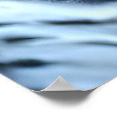 雪の中のノルウェーの森の猫 | AIアートポスター ポスター (角)