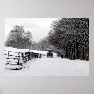 雪の中のハイトンパーク ポスター
