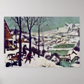 雪の中のハンターたち、Bruegel D. Pieter著 ポスター (正面)