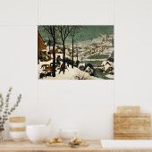 雪の中のハンターのポスターPieter Bruegel ポスター (キッチン)