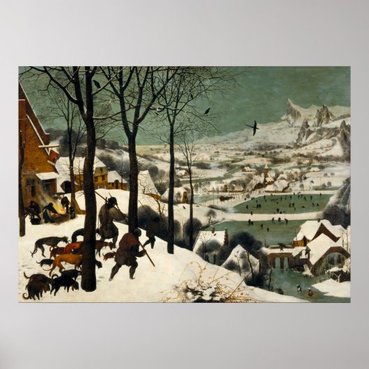 雪の中のハンターのポスターPieter Bruegel ポスター (正面)