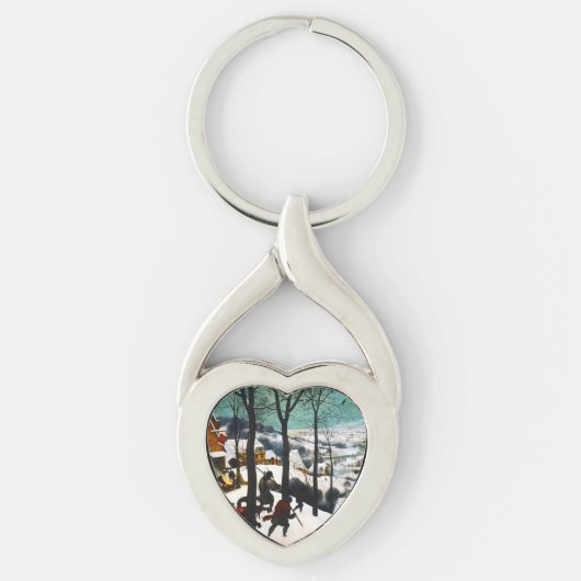 雪の中のハンターズザースノー キーホルダー (正面)