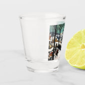 雪の中のハンターズザースノー ショットグラス (左)