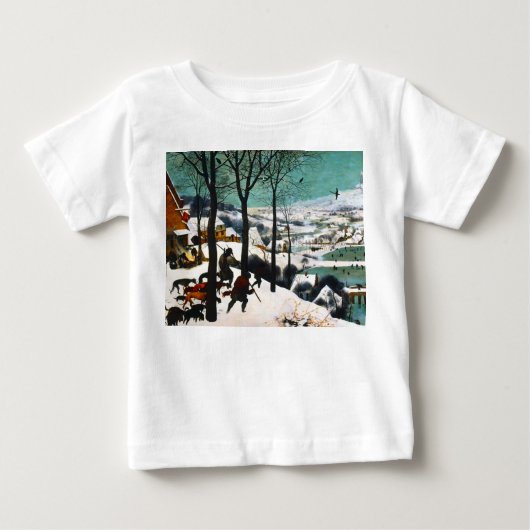 雪の中のハンターズザースノー ベビーTシャツ (正面)