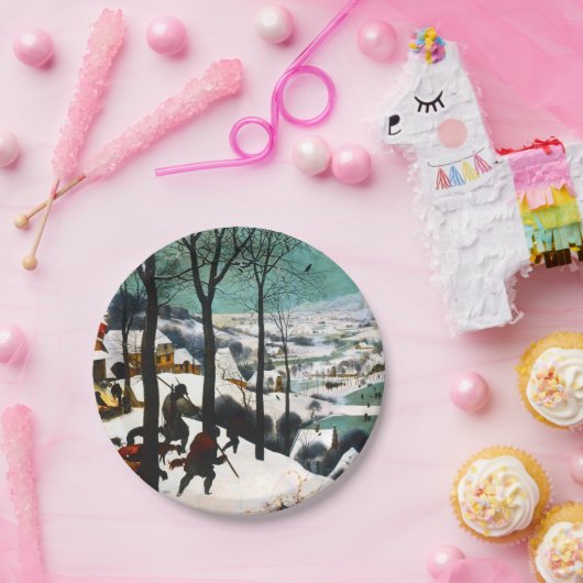 雪の中のハンターズザースノー ペーパープレート (パーティー)