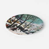 雪の中のハンターズザースノー ペーパープレート (アングル)