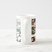 雪の中のハンターズザースノー ボーンチャイナマグカップ (裏面)