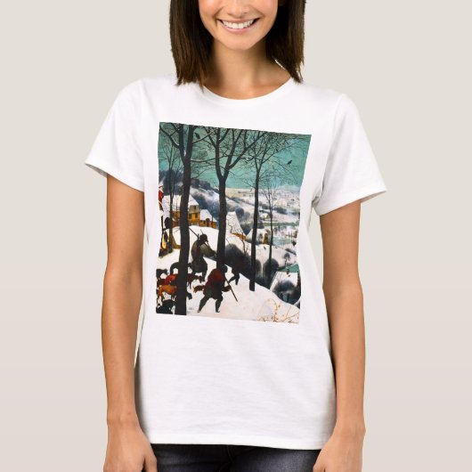 雪の中のハンターズザースノー Tシャツ (正面)