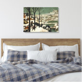 雪の中のハンター(Pieter Bruegel the Elder) キャンバスプリント (インサイチュ (寝室))