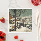 雪の中のハンター(Pieter Bruegel the Elder) スタンダードランチョンナプキン (インサイチュ)
