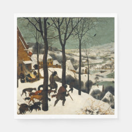 雪の中のハンター(Pieter Bruegel the Elder) スタンダードランチョンナプキン