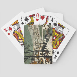 雪の中のハンター(Pieter Bruegel the Elder) トランプ