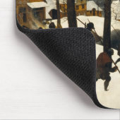 雪の中のハンター(Pieter Bruegel the Elder) マウスパッド (コーナー)