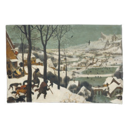 雪の中のハンター(Pieter Bruegel the Elder) 枕カバー