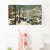 雪の中のハンター(Pieter Bruegel the Elder) 横断幕 (インサイチュ)