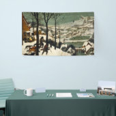 雪の中のハンター(Pieter Bruegel the Elder) 横断幕 (トレードショー)