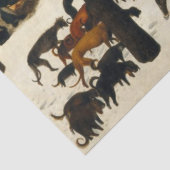 雪の中のハンター(Pieter Bruegel the Elder) 薄葉紙 (詳細)