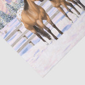 雪の中のバックスキンアパロオーサ馬 薄葉紙 (詳細)