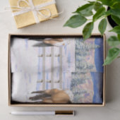 雪の中のバックスキンアパロオーサ馬 薄葉紙 (ギフト)