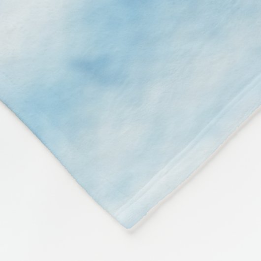 雪の中のビーグル犬クリスマスドッグハウス フリースブランケット (角)