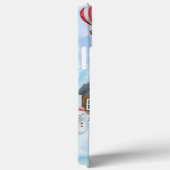 雪の中のビーグル犬クリスマスドッグハウス Case-Mate iPhoneケース (裏面 / 右)