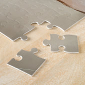 雪の中のビーグル犬 ジグソーパズル (側面)