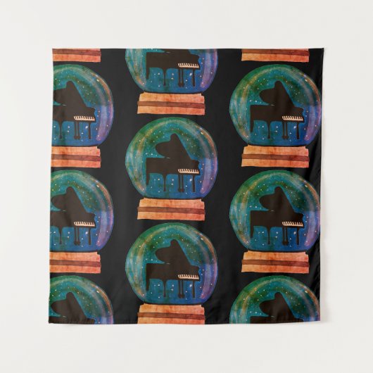 雪の中のピアノ|過去記事 タペストリー (正面)