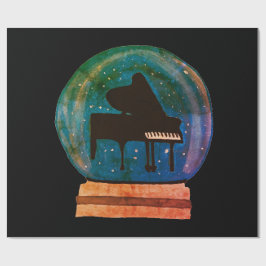 雪の中のピアノ|過去記事 ラッピングペーパー