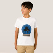 雪の中のピアノ|過去記事 Tシャツ (正面フル)