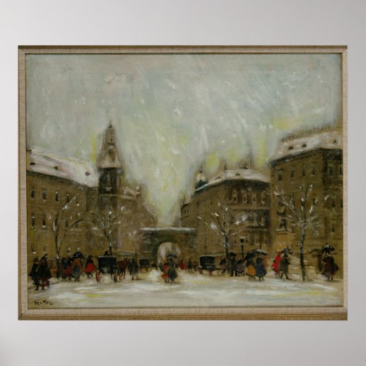 雪の中のブダペスト ポスター (正面)